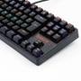 Teclado Mecânico Gamer Redragon Daksa TKL, LED Rainbow, Switch Outemu Brown, Anti-Ghosting, ABNT2, Preto - K576R-1 (PT- BROWN)