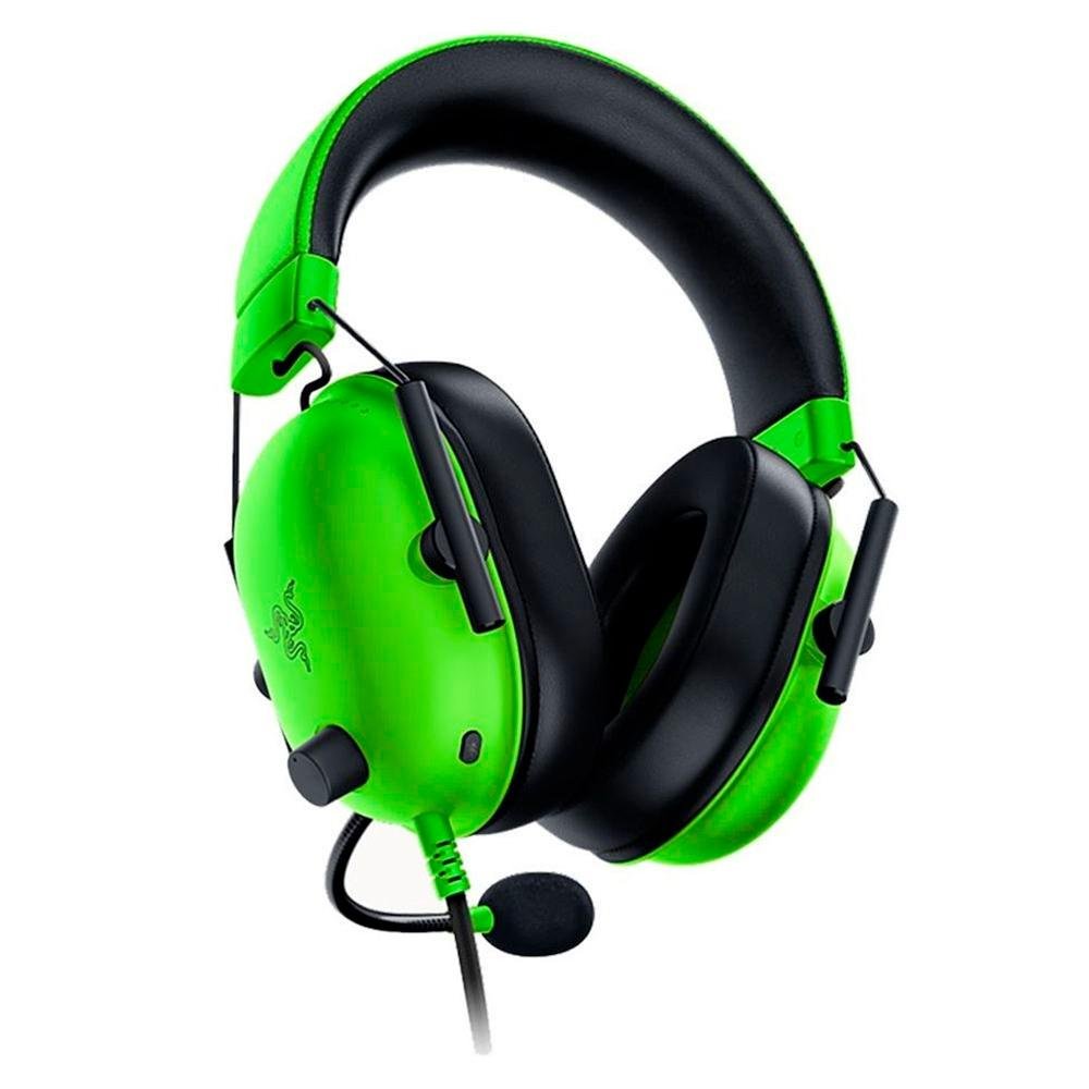 Headset Gamer Razer BlackShark V2 X Verde | KaBuM!