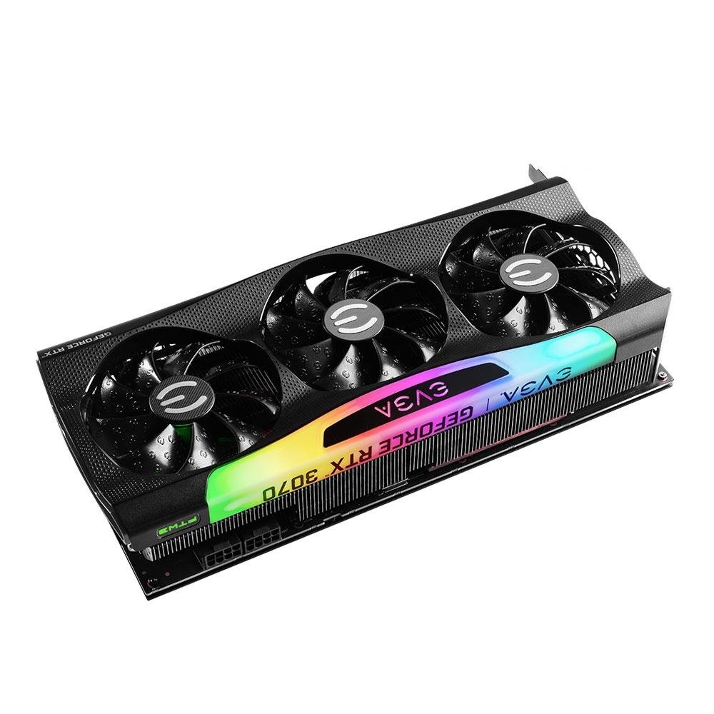 Placa de Vídeo RTX 3070 FTW3 Ultra Gaming EVGA NVIDIA GeForce, 8GB