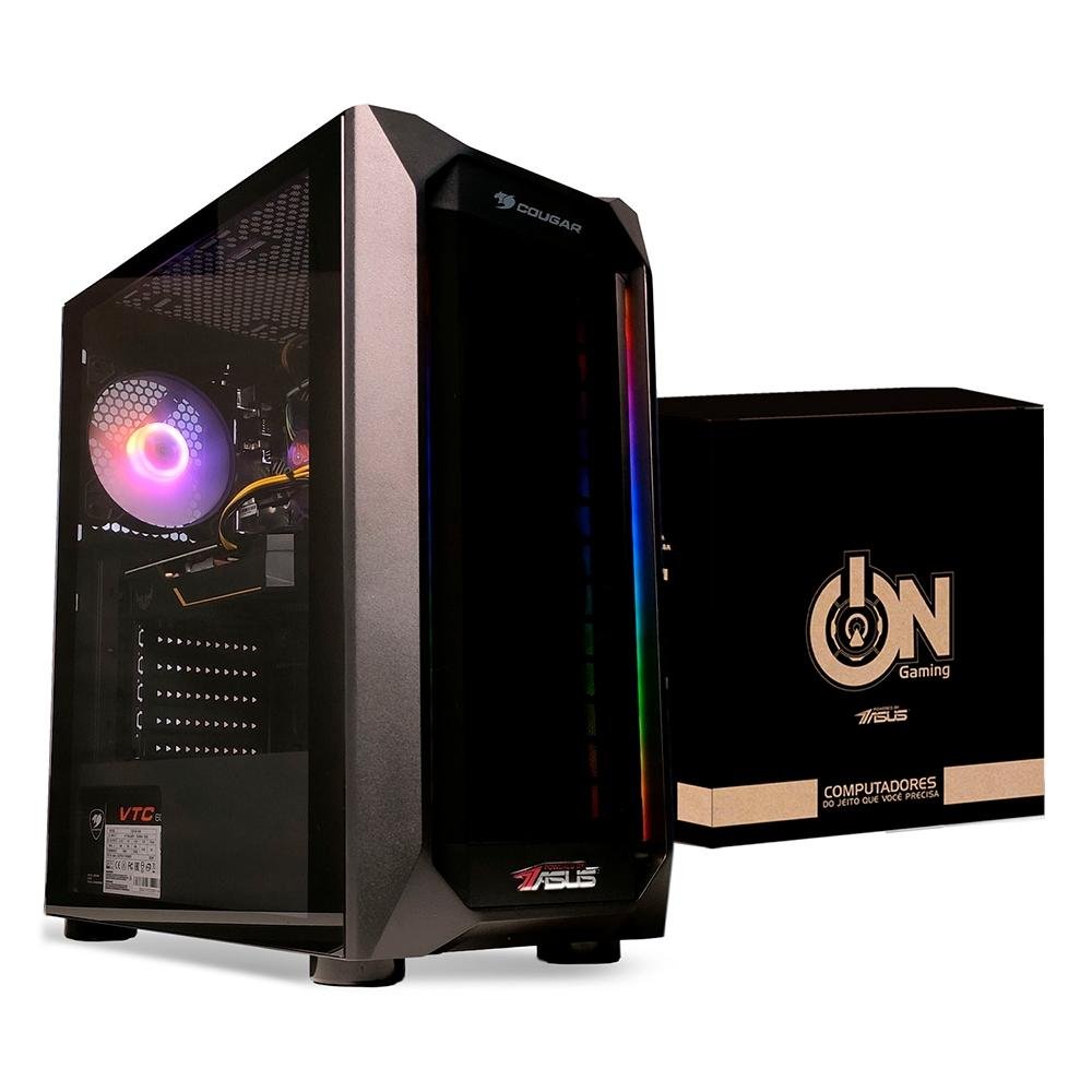 PC Gamer OnPress Powered By Asus, i5 10400F, Geforce GTX 1650 4GB, 16GB, SSD 480GB, 500W 80 Plus White, Linux - ONG104FT16516S48 PC Gamer OnPress Powered By Asus, i5 10400F, Geforce GTX 1650 4GB, 16GB, SSD 480GB, 500W 80 Plus White, Linux - ONG104FT16516S48