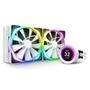 Water Cooler NZXT Kraken Z63, Fans de 280mm, com Display LCD, Branco - RL-KRZ63-RW