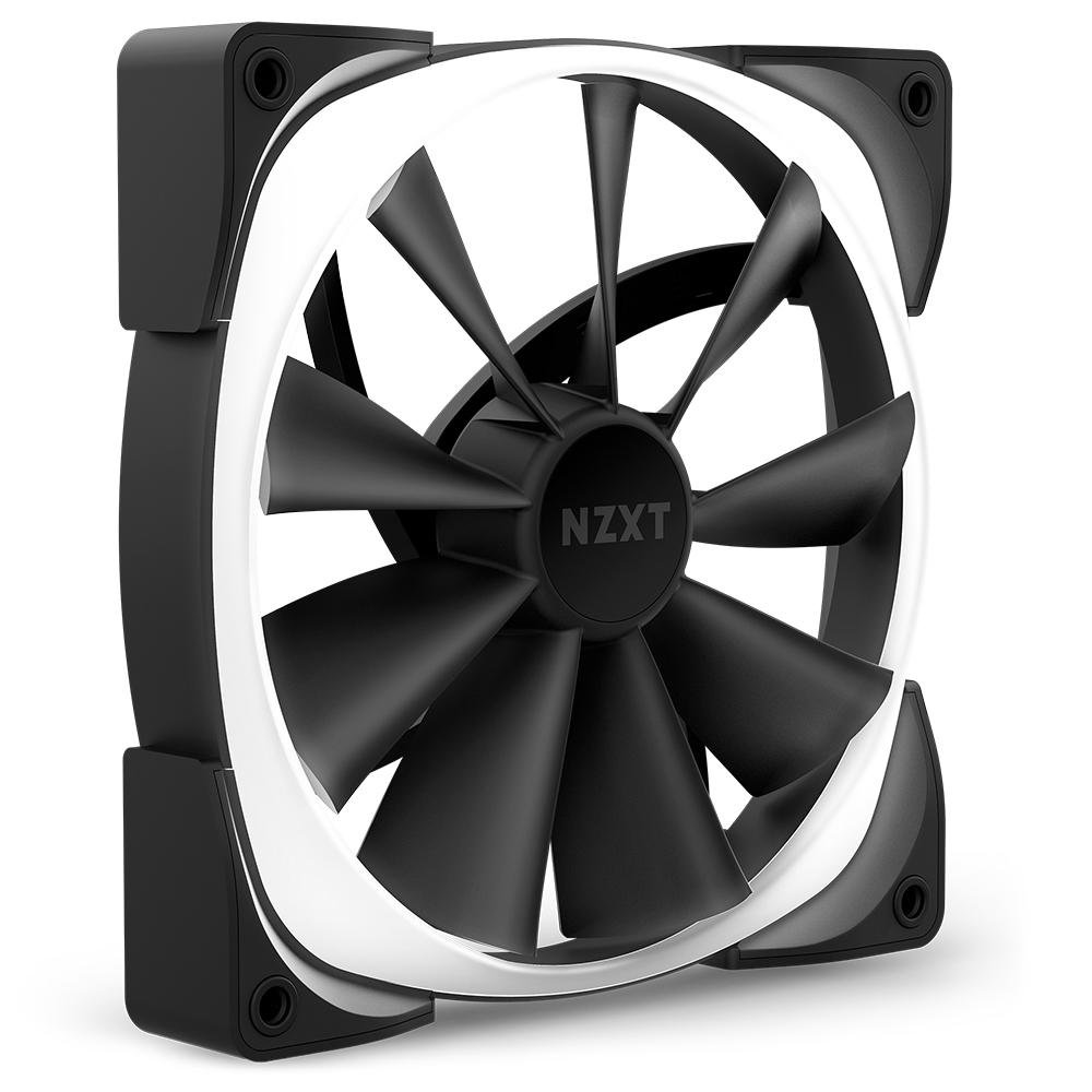 Cooler Fan NZXT Aer RGB 2, 2 Unidades, 140mm, Preto, com