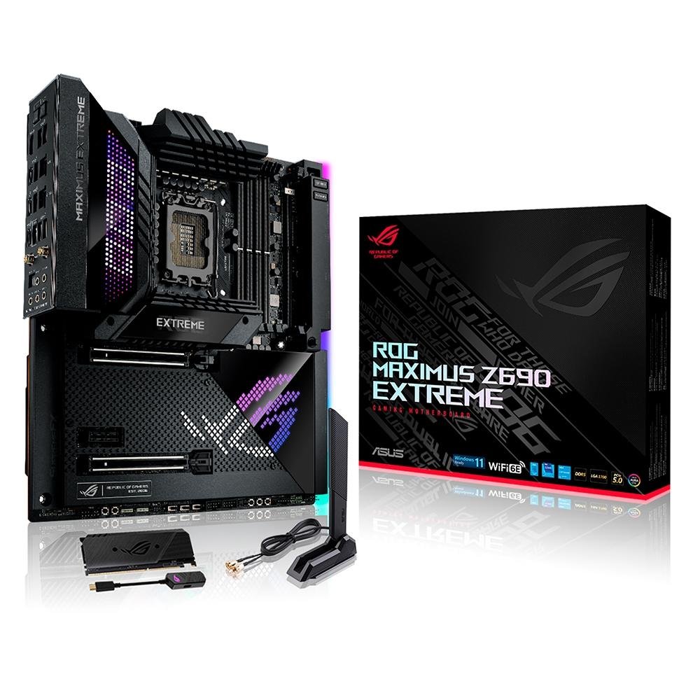 Placa Mãe Asus ROG MAXIMUS Z690 EXTREME, Intel 1700 Z690, DDR5