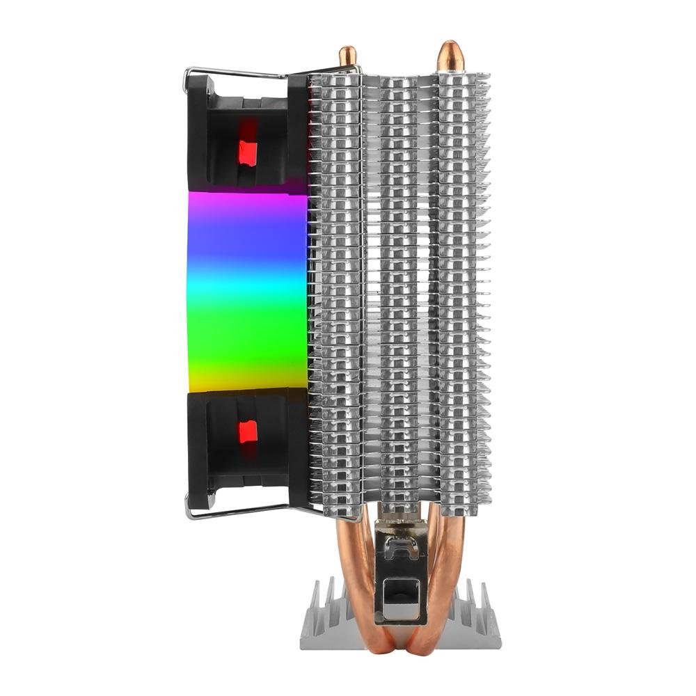Cooler para Processador T-Dagger Idun M, Iluminação Rainbow, Intel e AMD, Fan 90mm, Preto - T-GC9109 M