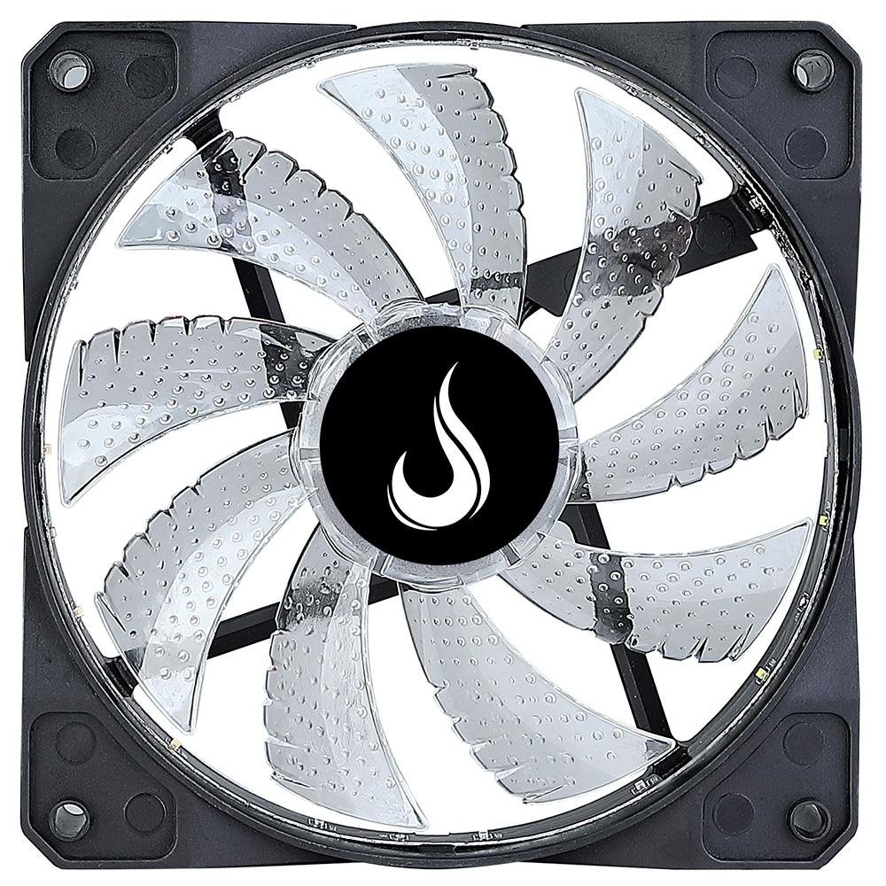 Ventoinha Rise Mode Wind, Rainbow, 120mm, Preto - RM-WN-02-RGB