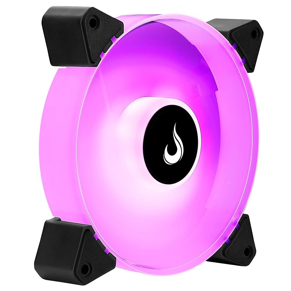 Ventoinha Rise Mode Aqua, RGB, 120mm, Preto - RM-FC-02-12V