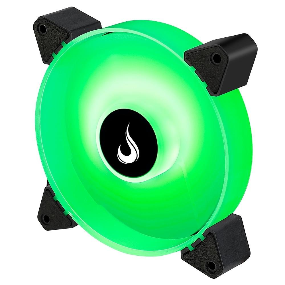 Ventoinha Rise Mode Aqua, RGB, 120mm, Preto - RM-FC-02-12V