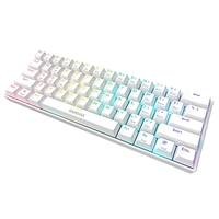 Teclado Mecânico Gamer Gamdias Hermes E3, RGB, Branco, Switch Blue