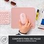 Mousepad Studio Series Logitech Portátil, 200x300mm, Antiderrapante, Resistente a Derramamentos, Rosa - 956-000037