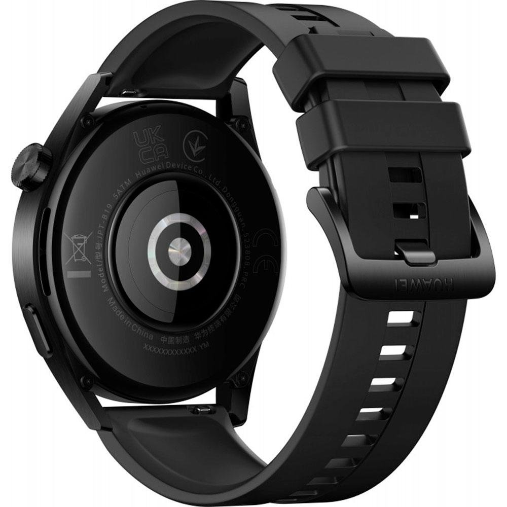 Smartwatch Huawei Watch GT3, 46mm, Bluetooth, Tela HD Amoled, GPS, Resistente à Água, Preto - JPT-B19 Smartwatch Huawei Watch GT3, 46mm, Bluetooth, Tela HD Amoled, GPS, Resistente à Água, Preto - JPT-B19