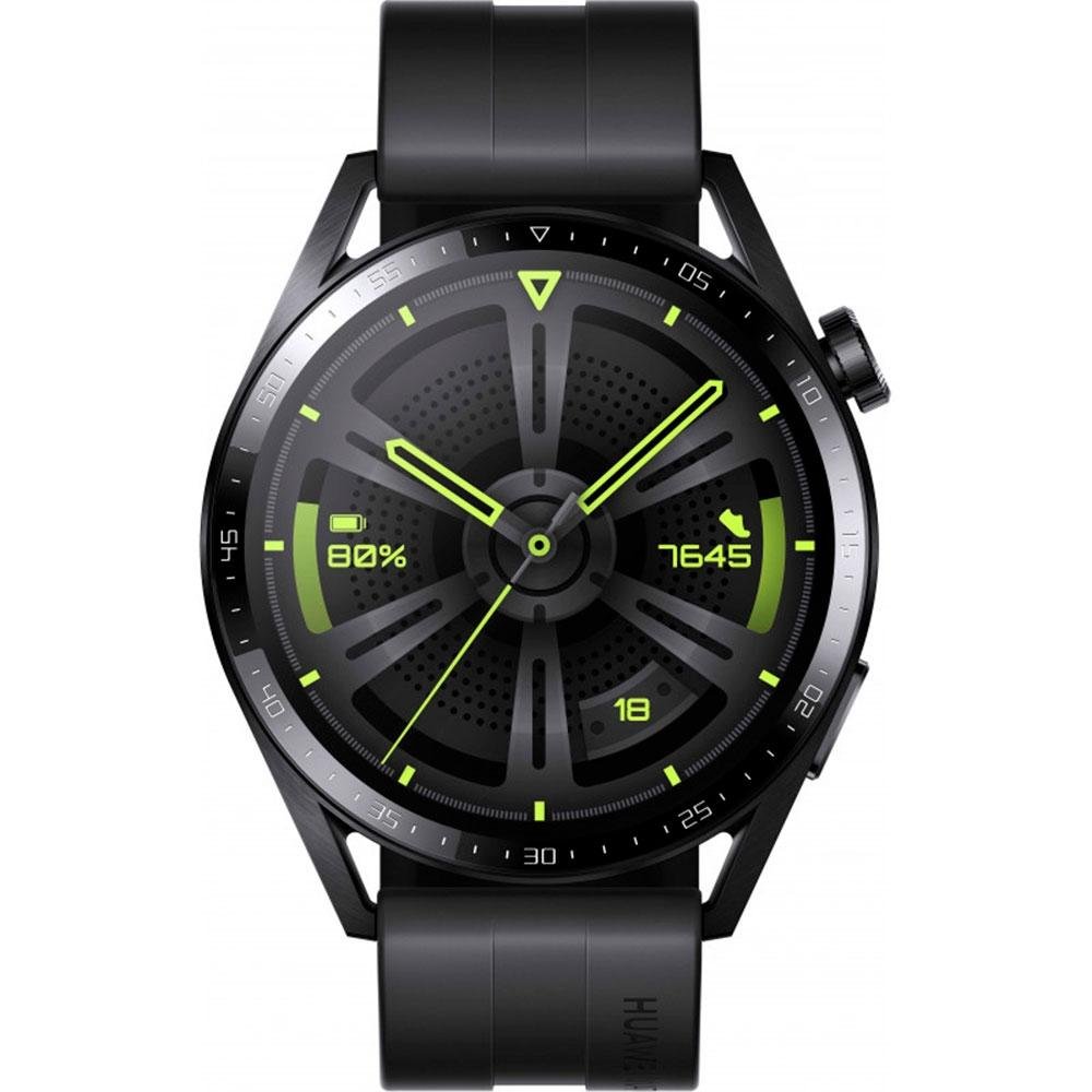 Smartwatch Huawei Watch GT3, 46mm, Bluetooth, Tela HD Amoled, GPS, Resistente à Água, Preto - JPT-B19 Smartwatch Huawei Watch GT3, 46mm, Bluetooth, Tela HD Amoled, GPS, Resistente à Água, Preto - JPT-B19