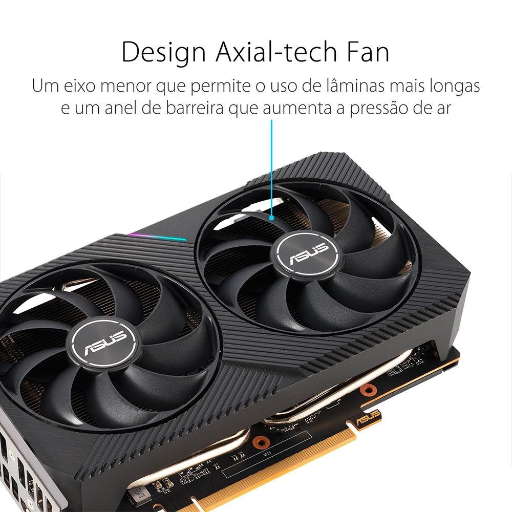 Placa de Vídeo Asus AMD Radeon RX 6500 XT | KaBuM!