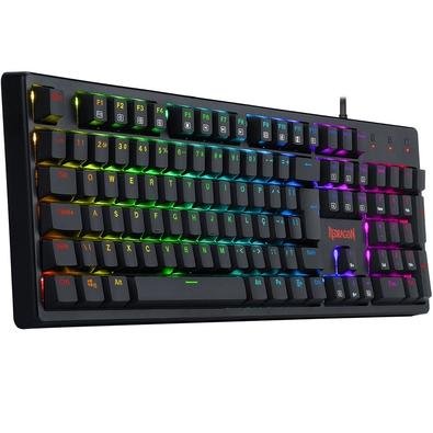 Kit Gamer Redragon - Teclado Karura Brancoala - B502RGB (PT) +