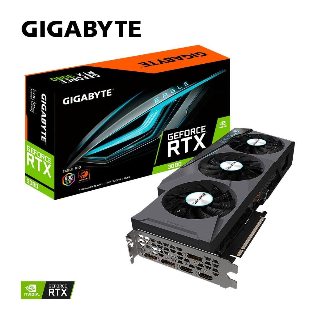 グラフィックボード・グラボ・ビデオカード GIGABYTE RTX 3080 10GB OC Placa de Vídeo Gigabyte NVIDIA RTX 3080 | KaBuM!