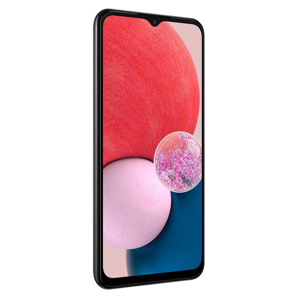 Smartphone Samsung Galaxy A13, 128GB, 4GB RAM, Octa Core, Câmera Quádrupla 50MP, Tela Infinita de 6.6, Preto - SM-A135MZKLZTO Smartphone Samsung Galaxy A13, 128GB, 4GB RAM, Octa Core, Câmera Quádrupla 50MP, Tela Infinita de 6.6, Preto - SM-A135MZKLZTO