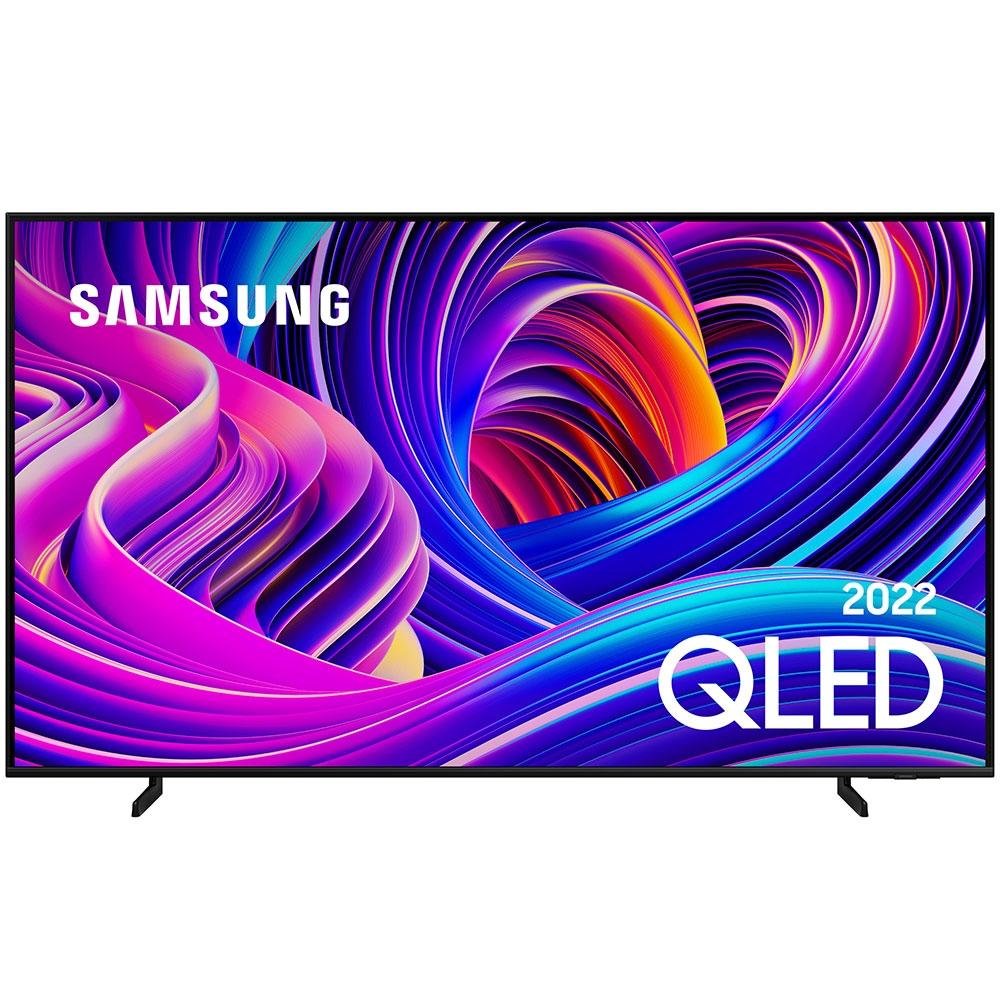 Smart TV Samsung 55 Polegadas QLED 4K, HDR, Wi-Fi, Bluetooth, HDMI, USB, Alexa e Google Assistente, Preto - QN55Q60BAGXZD Smart TV Samsung 55 Polegadas QLED 4K, HDR, Wi-Fi, Bluetooth, HDMI, USB, Alexa e Google Assistente, Preto - QN55Q60BAGXZD