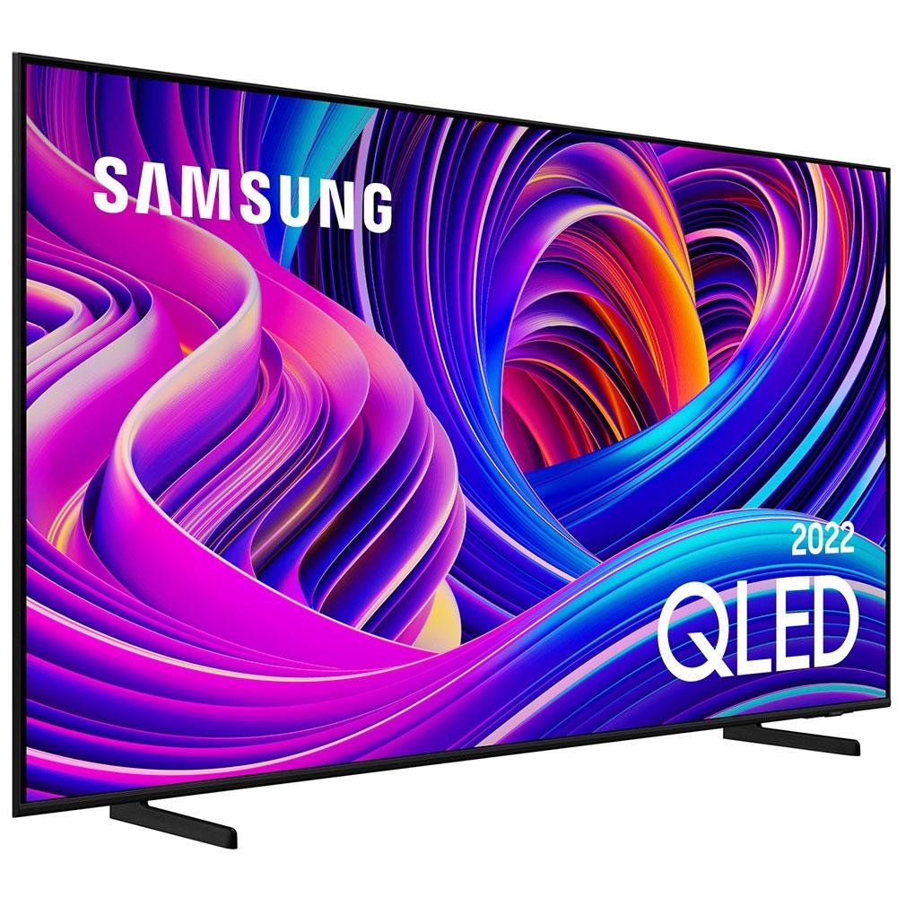 Smart TV Samsung 55 Polegadas QLED 4K, HDR, Wi-Fi, Bluetooth, HDMI, USB, Alexa e Google Assistente, Preto - QN55Q60BAGXZD Smart TV Samsung 55 Polegadas QLED 4K, HDR, Wi-Fi, Bluetooth, HDMI, USB, Alexa e Google Assistente, Preto - QN55Q60BAGXZD