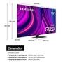 Smart TV Samsung 55 Polegadas QLED 4K, 4 HDMI, 2 USB, Wi-Fi, Bluetooth, Modo Game, IA, Alexa e Google Assistente, Preto - QN55Q80BAGXZD