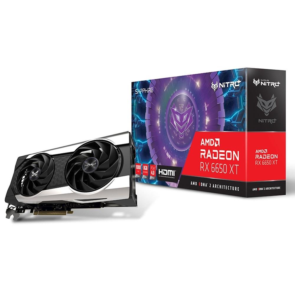 Placa de Vídeo Sapphire Nitro+ RX 6650XT | KaBuM!