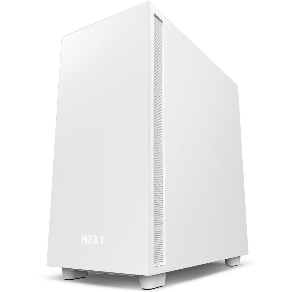 Gabinete NZXT H7 Mid Tower Branco | KaBuM!