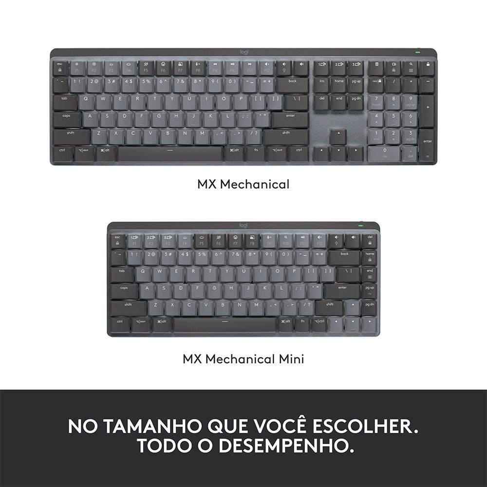Teclado Logitech MX Mechanical Mini | KaBuM!