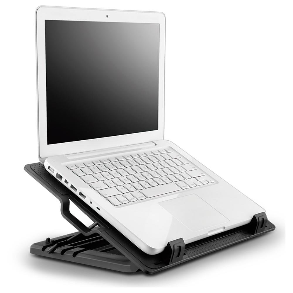 Base com Cooler para Notebook Multi, Até 17", 2x USB, LED, Preto - AC166 Base com Cooler para Notebook Multi, Até 17", 2x USB, LED, Preto - AC166