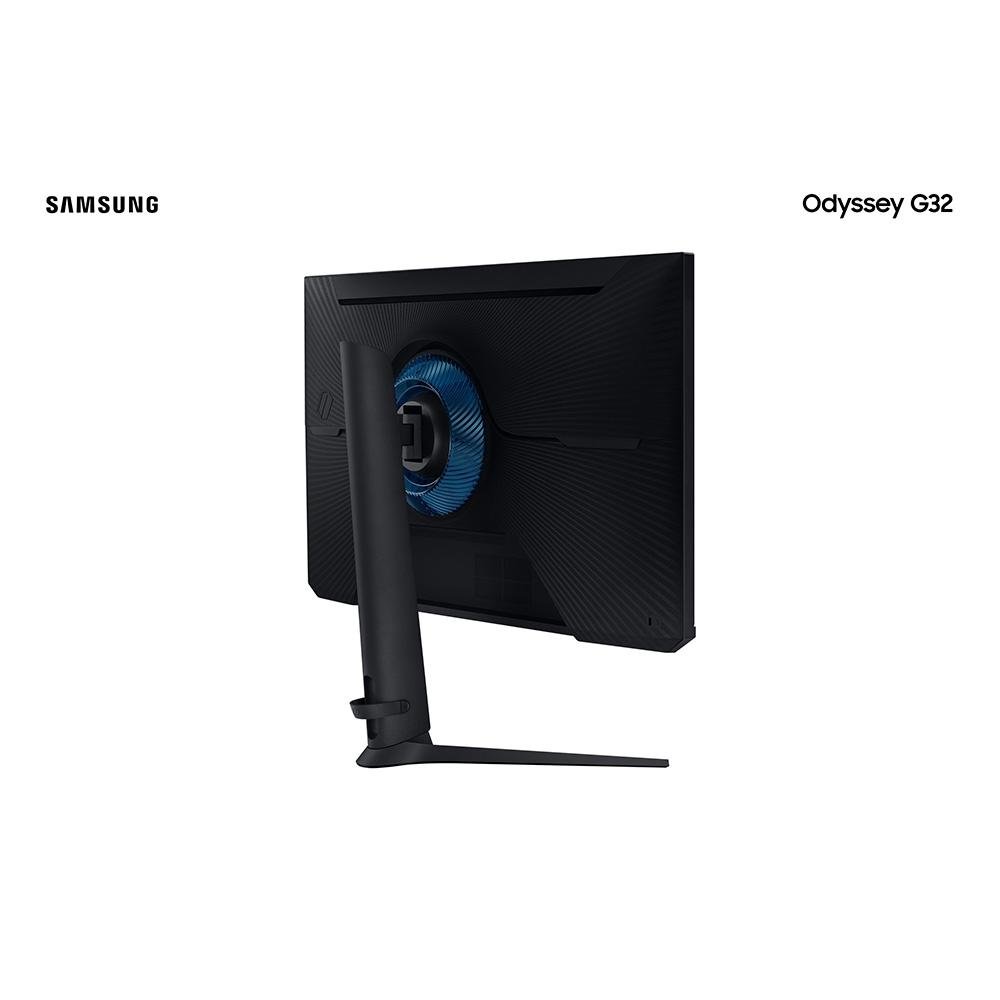 Monitor Gamer Samsung Odyssey G32 27", 165Hz, Full HD, 1ms, DisplayPort e HDMI, FreeSync Premium, Ajuste de Altura, Preto - LS27AG320NLXZD