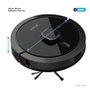 Robô Aspirador e Passa Pano KABUM! smart 900 - 5 Modos de Limpeza, Base 2 em 1, Mapeamento 3D - 220v - Preto - KBSF010