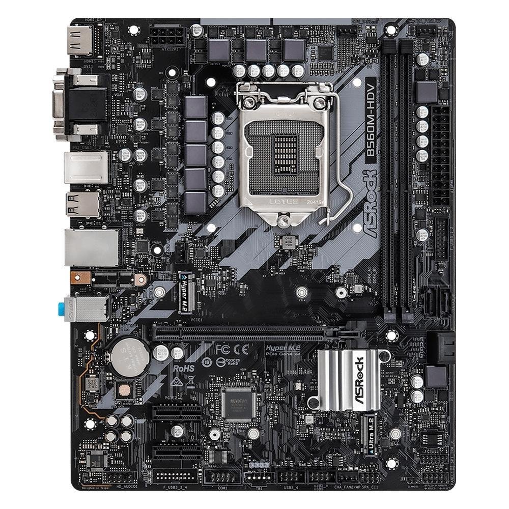 Kit Processador Intel Core i5-10400 + Placa Mãe ASRock B560M-HDV