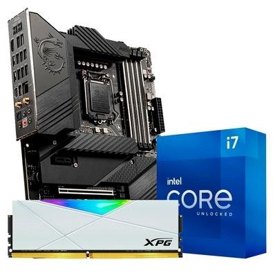 Kit Processador Intel Core i7-11700K + Placa-Mãe MSI MEG Z590