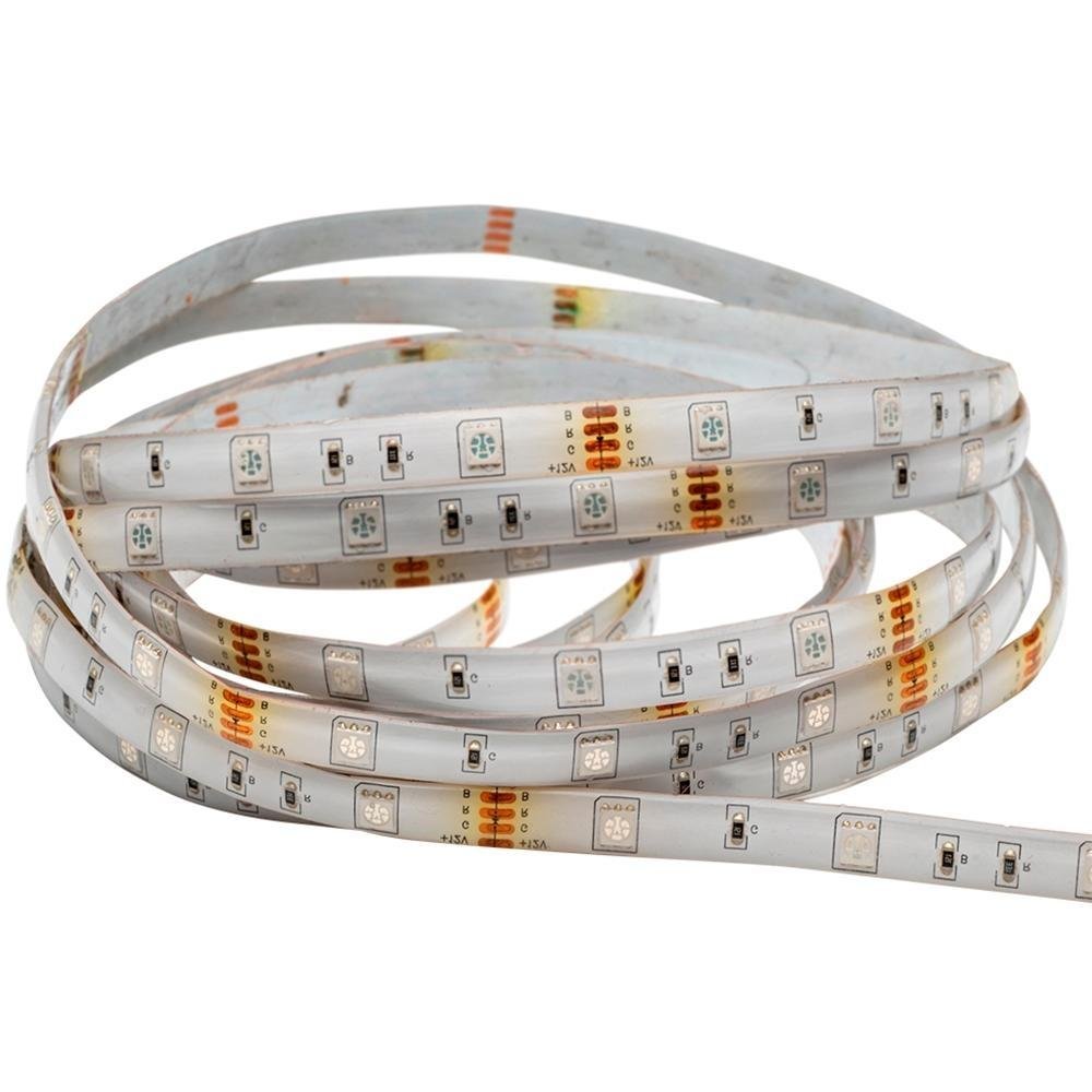Kit Interruptor KaBuM! Smart, Bivolt, 3 Botões, Branco + Fita LED