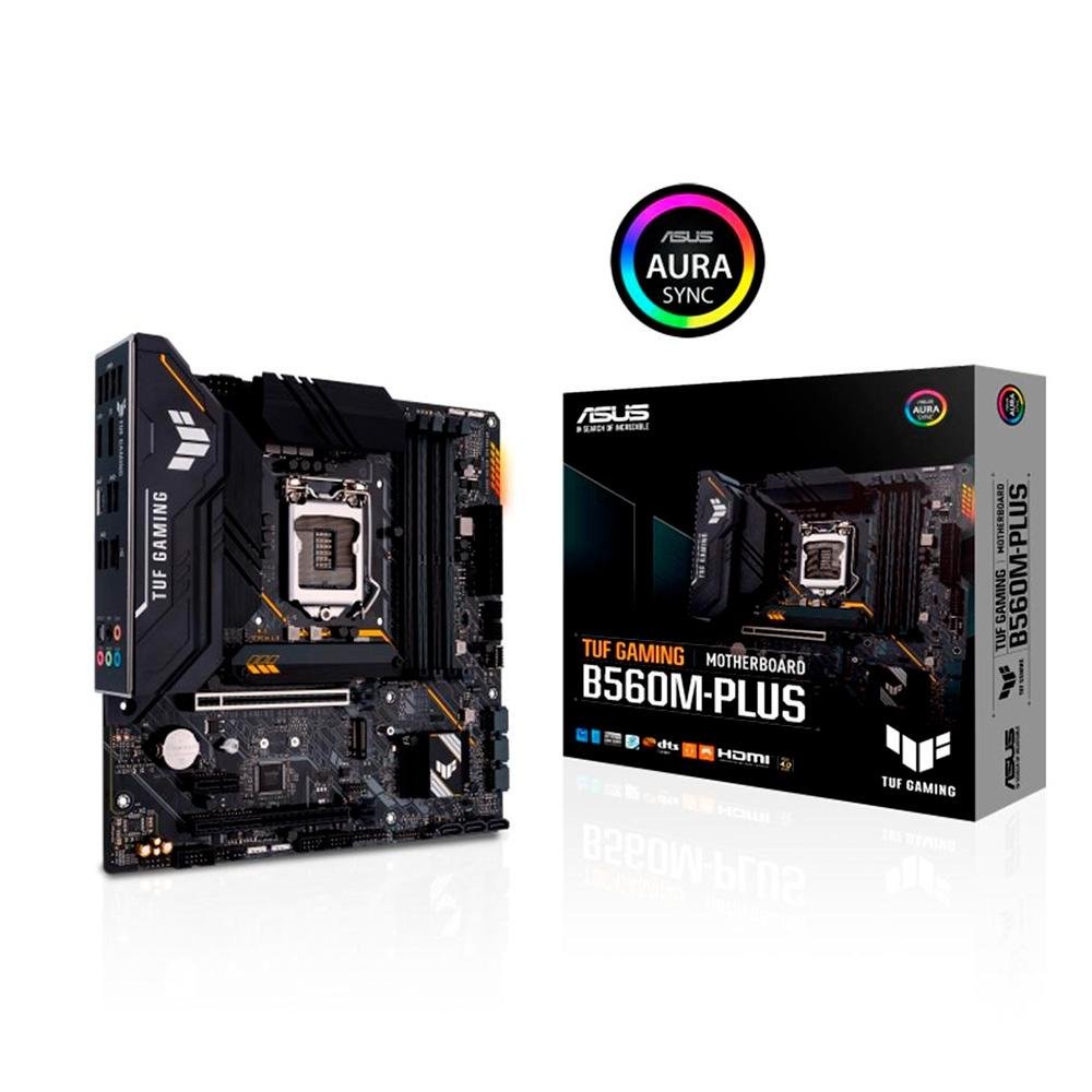 Kit Processador Intel Core i7-11700K 11ª Geração, LGA1200 + Placa Mãe Asus TUF GAMING B560M-PLUS, Intel LGA1200, microATX, DDR4 Kit Processador Intel Core i7-11700K 11ª Geração, LGA1200 + Placa Mãe Asus TUF GAMING B560M-PLUS, Intel LGA1200, microATX, DDR4
