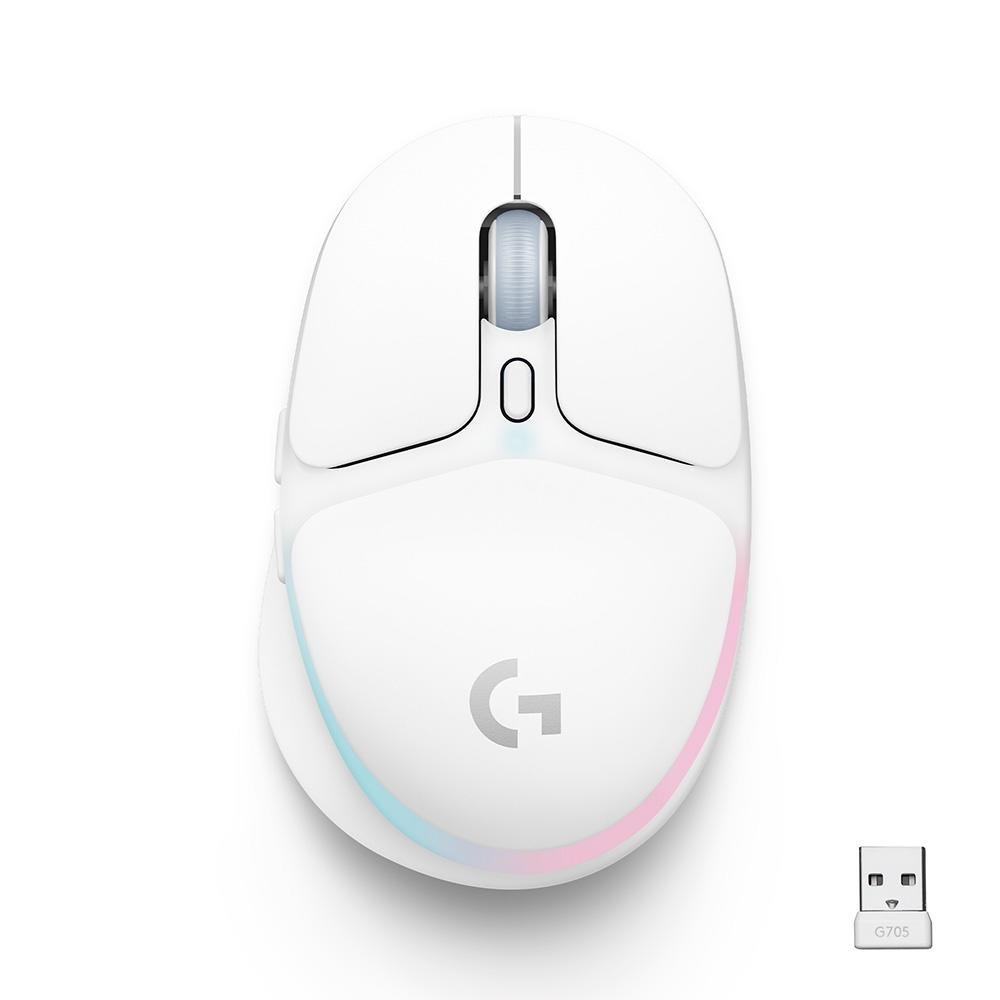 Mouse Gamer Sem Fio G705 RGB, 6 botões | KaBuM!