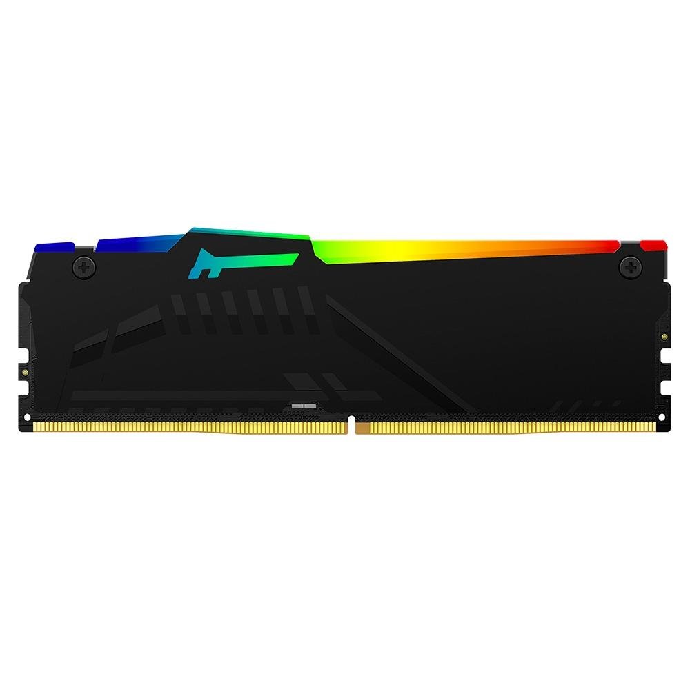 Memória RAM Kingston Fury Beast RGB, 32GB, 5600MHz, DDR5, CL40, para Intel XMP, Preto - KF556C40BBA-32 Memória RAM Kingston Fury Beast RGB, 32GB, 5600MHz, DDR5, CL40, para Intel XMP, Preto - KF556C40BBA-32