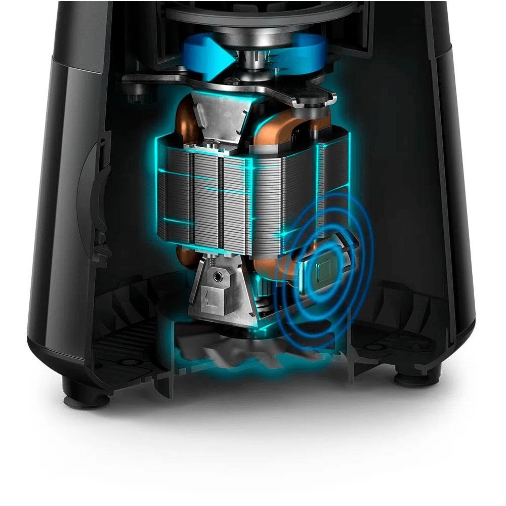 Liquidificador Philips Walita Série 5000, 1200W, 220V, 5 Velocidades, Preto - RI2240/90 Liquidificador Philips Walita Série 5000, 1200W, 220V, 5 Velocidades, Preto - RI2240/90