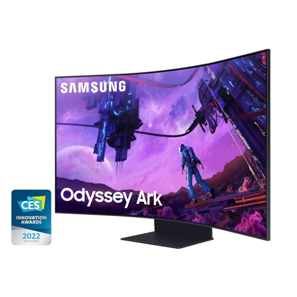 Monitor Gamer Curvo Samsung Odyssey Ark 55", 4K, 165Hz, 1ms, Gen 1, FreeSync Premium Pro, Altura Ajustável, Som Integrado - LS55BG970NLXZD Monitor Gamer Curvo Samsung Odyssey Ark 55", 4K, 165Hz, 1ms, Gen 1, FreeSync Premium Pro, Altura Ajustável, Som Integrado - LS55BG970NLXZD