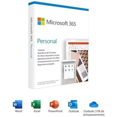 Microsoft 365 Personal, 12 Meses - QQ2-01386 - Mídia Física Microsoft 365 Personal, 12 Meses - QQ2-01386 - Mídia Física