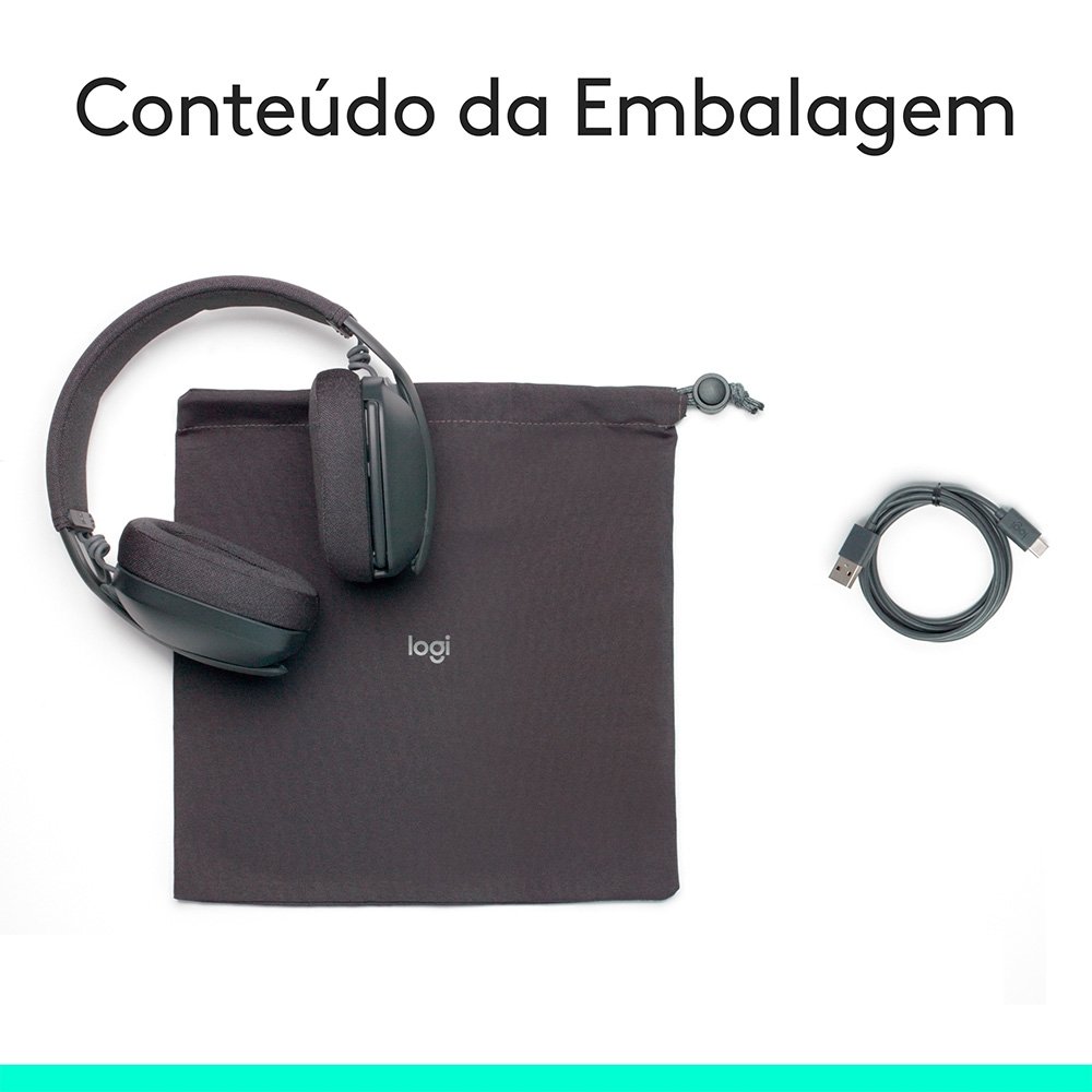Headset Sem Fio Logitech Zone Vibe 100 | KaBuM!