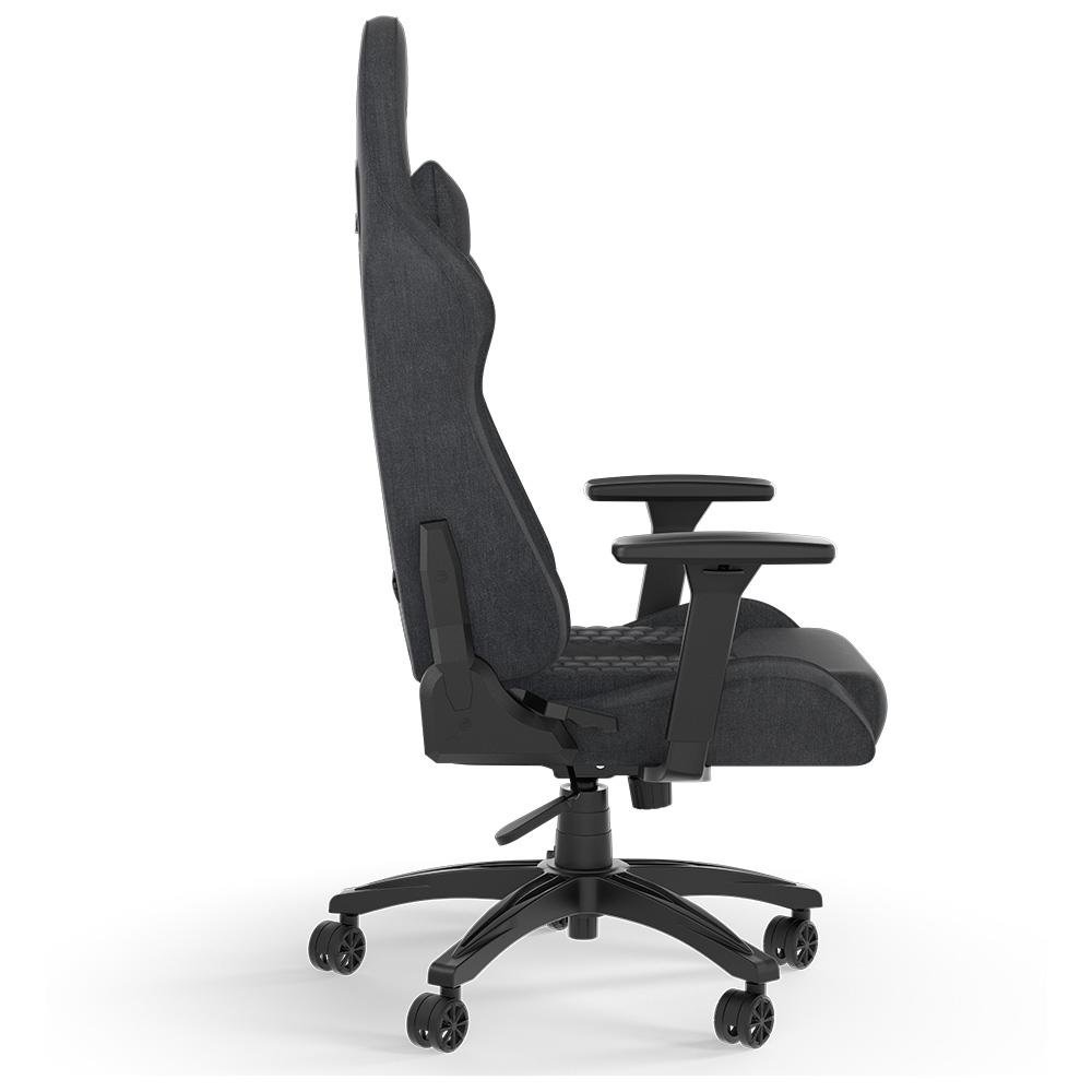 Cadeira Gamer Corsair TC100 Relaxed Fabric, Até 120Kg, Com Almofadas, Reclinável, Cilindro de Gás Classe 4, Preto e Cinza - CF-9010052-WW - view 8