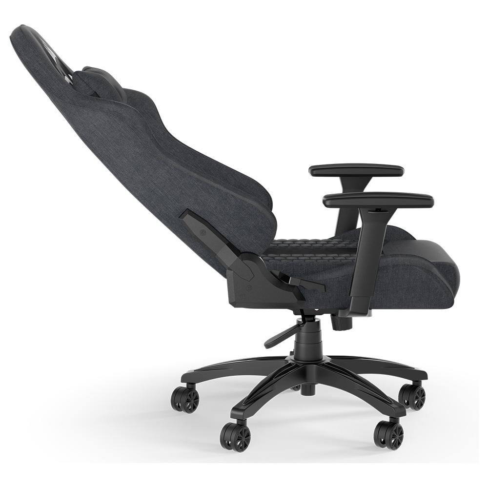 Cadeira Gamer Corsair TC100 Relaxed Fabric, Até 120Kg, Com Almofadas, Reclinável, Cilindro de Gás Classe 4, Preto e Cinza - CF-9010052-WW - view 10