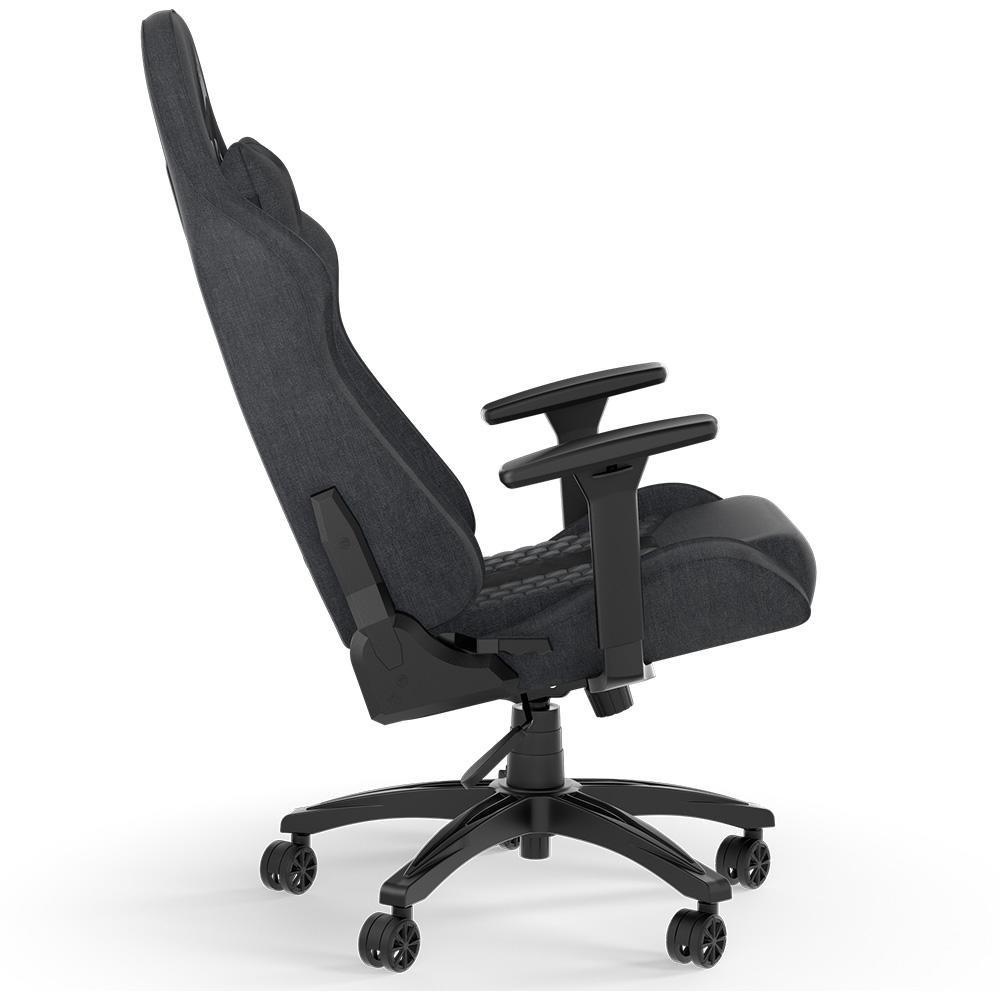 Cadeira Gamer Corsair TC100 Relaxed Fabric, Até 120Kg, Com Almofadas, Reclinável, Cilindro de Gás Classe 4, Preto e Cinza - CF-9010052-WW - view 12