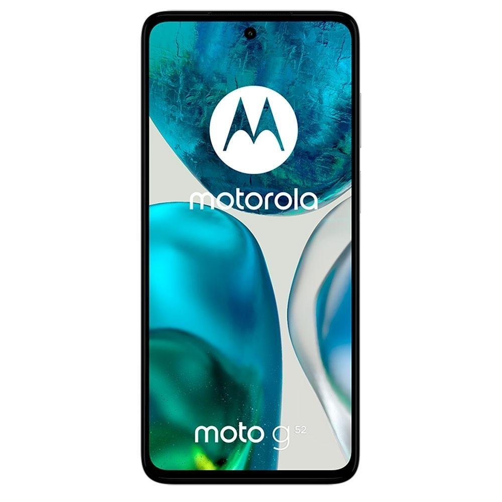 Smartphone Moto G52 128GB, RAM 4GB, Octa Core, Branco - PAU60019BR + SmartWatch KaBuM! Smart 500, Preto,Pulseira Extra Preto e Vermelho-KBSAC0 Smartphone Moto G52 128GB, RAM 4GB, Octa Core, Branco - PAU60019BR + SmartWatch KaBuM! Smart 500, Preto,Pulseira Extra Preto e Vermelho-KBSAC0