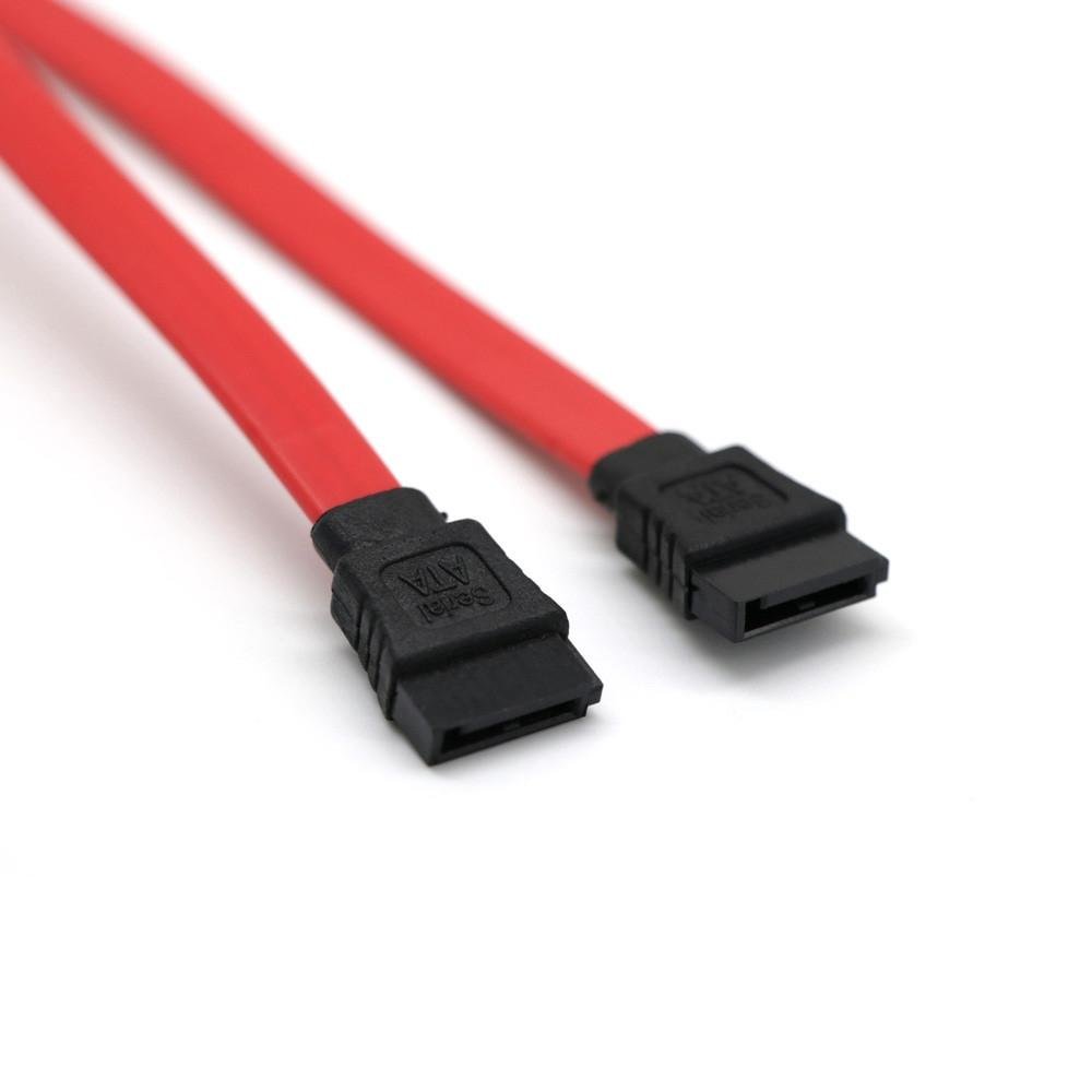 Cabo HD Serial SATA MD9, 45cm, com Trava, Vermelho - 3407 Cabo HD Serial SATA MD9, 45cm, com Trava, Vermelho - 3407