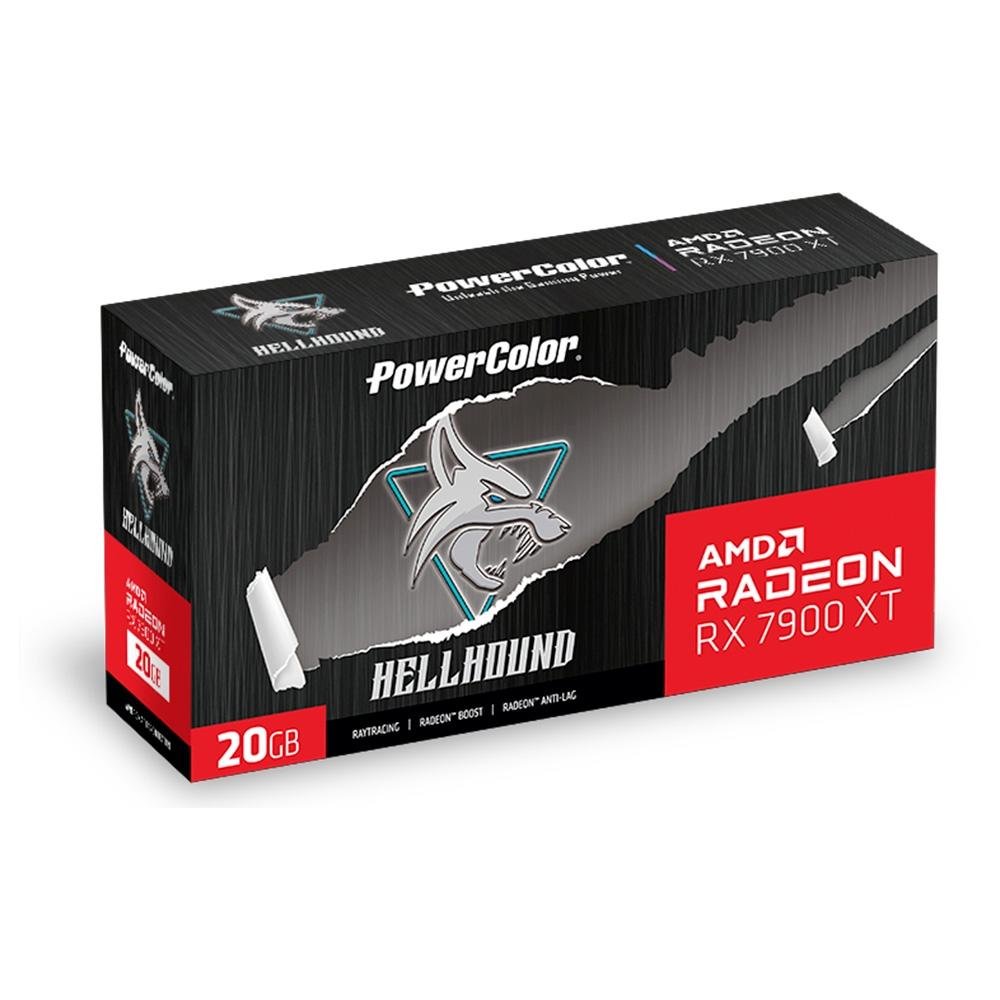 Placa de Vídeo RX 7900 XT Hellhound | KaBuM!