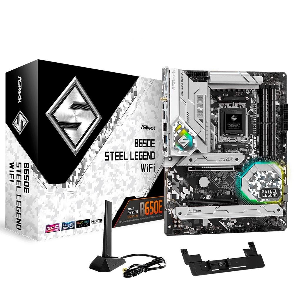 Placa Mãe ASRock B650E Steel Legend WiFi | KaBuM!