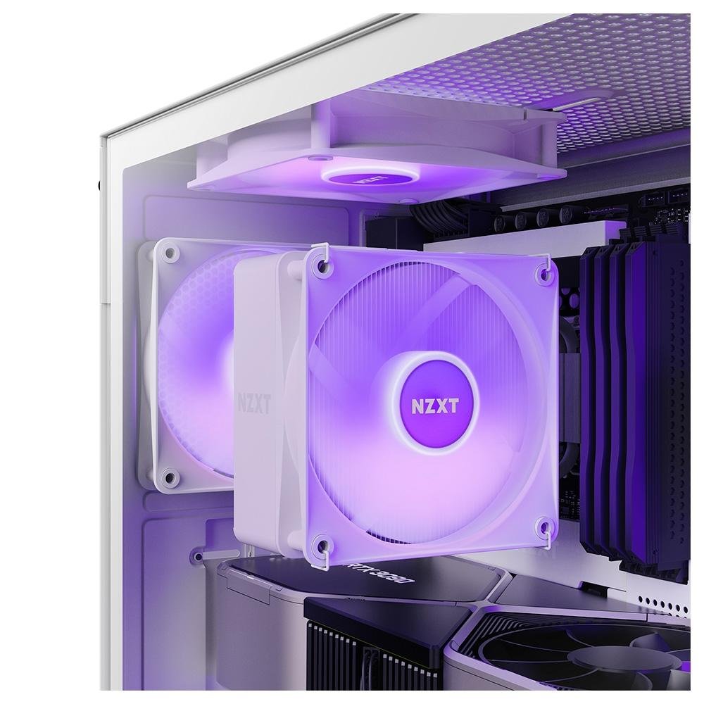 Gabinete NZXT H5 Flow RGB, Fans RGB | KaBuM!