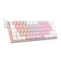 Teclado Mecânico Gamer Redragon Anivia, RGB, Switch Blue, Wired, ABNT2, Rosa e Branco - K614PW-RGB (PT-BLUE)