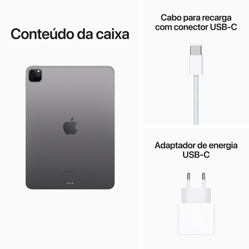 Apple iPad Pro 11 4ª Geração, Wi-Fi , 128GB, Cinza