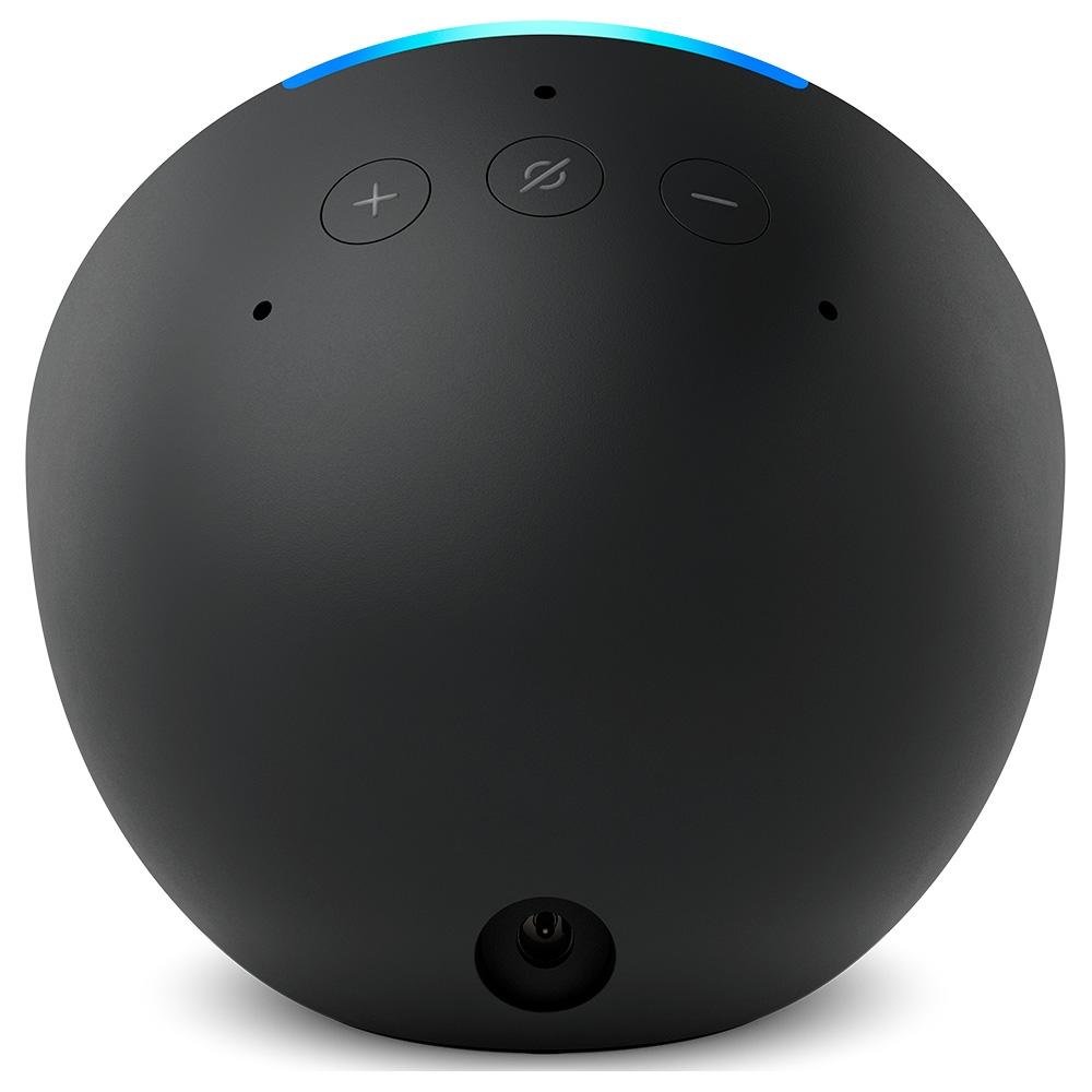 Echo Pop Amazon, com Alexa, Preto| KaBuM!