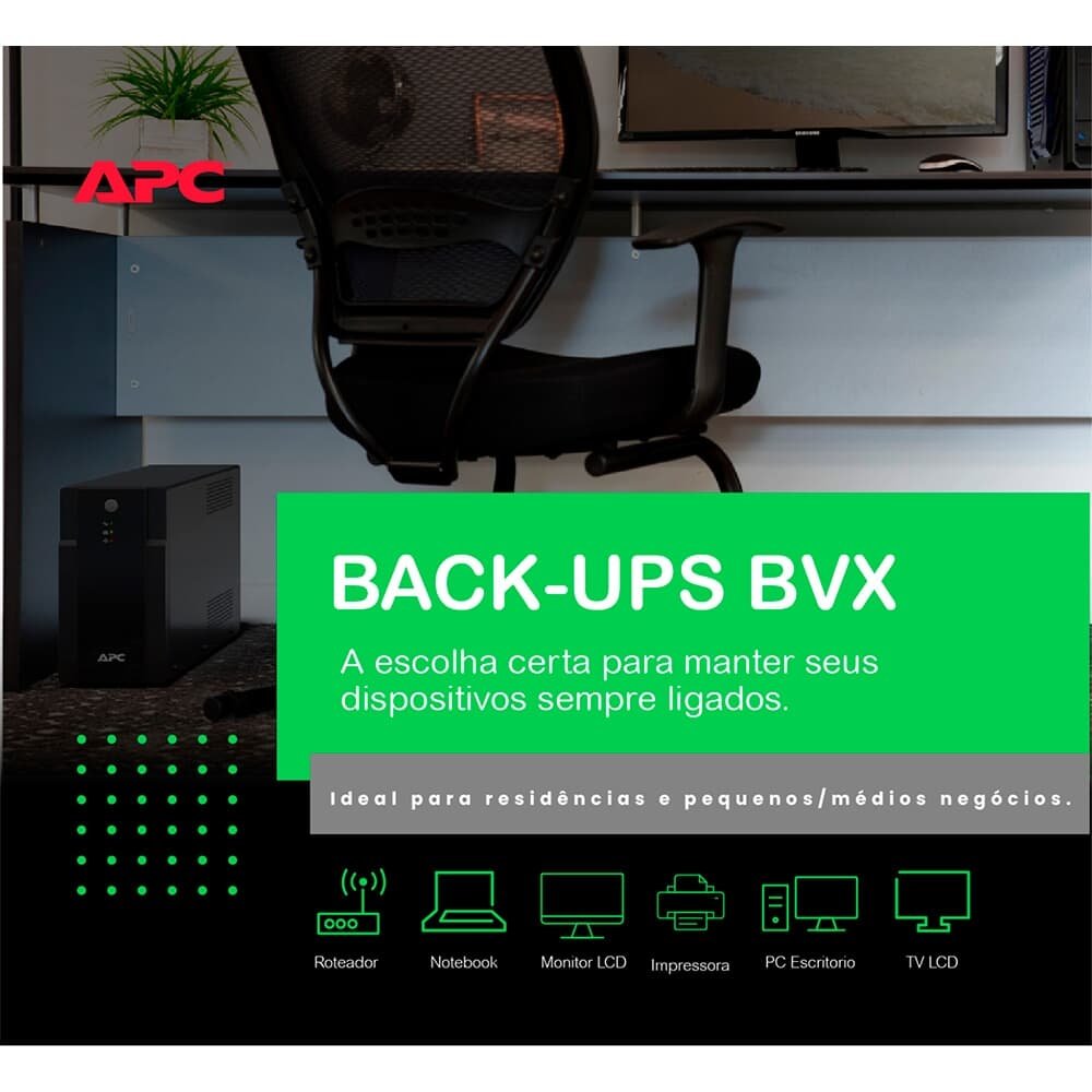 Nobreak APC Back-UPS, 600VA| KaBuM!